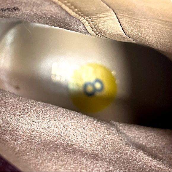 MICHAEL KORS Dawson Stiletto Ankle Boot Size 8 Burgundy Minimalist - Picture 12 of 13